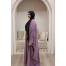 Slip Dress and Loose Fit Abaya (Mauve)