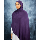 Jersey XL Hijab (Eggplant Purple)