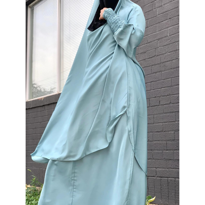 Aisha Two Piece Jilbaab - Ocean Breeze