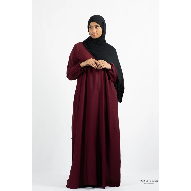 Hafsa Abaya - Maroon