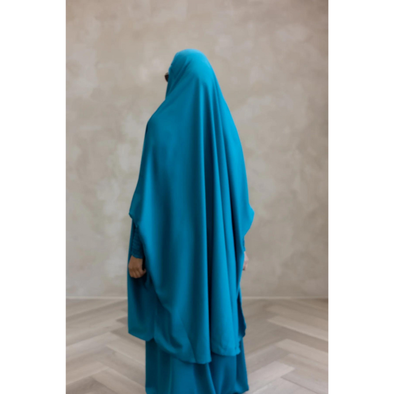 Sale Aisha Two Piece Jilbaab Blue Dragon Skirt only.