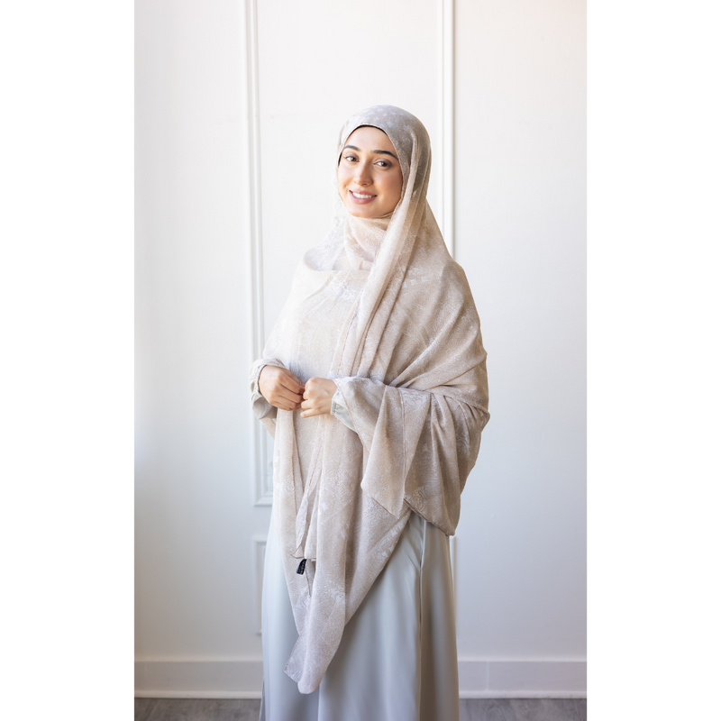 Printed Chiffon Hijab (Morning Sun)