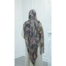 Printed Chiffon Hijab - Blush Safari (Style 13)