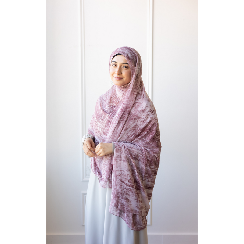 Printed Chiffon Hijab (Wild Child)