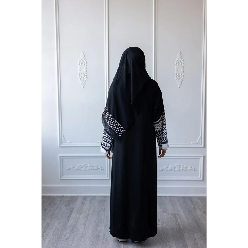 Palestinian Keffiyeh Patterned Abaya