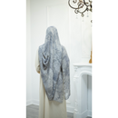 SOLD OUT Printed Chiffon Hijab - Ocean Tides (Style 9)