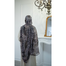 Printed Chiffon Hijab - Pink Prowl (Style 33)