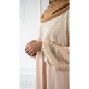 Eid Abaya Rain Splatter (Beige)