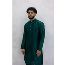 Sale Two Piece Suit Straight Fit Kurta - Green