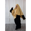 Two in One Niqab Khimar - Shea Butter Cream (C53)