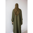 Slip Dress and Loose Fit Abaya (Wild Forest)