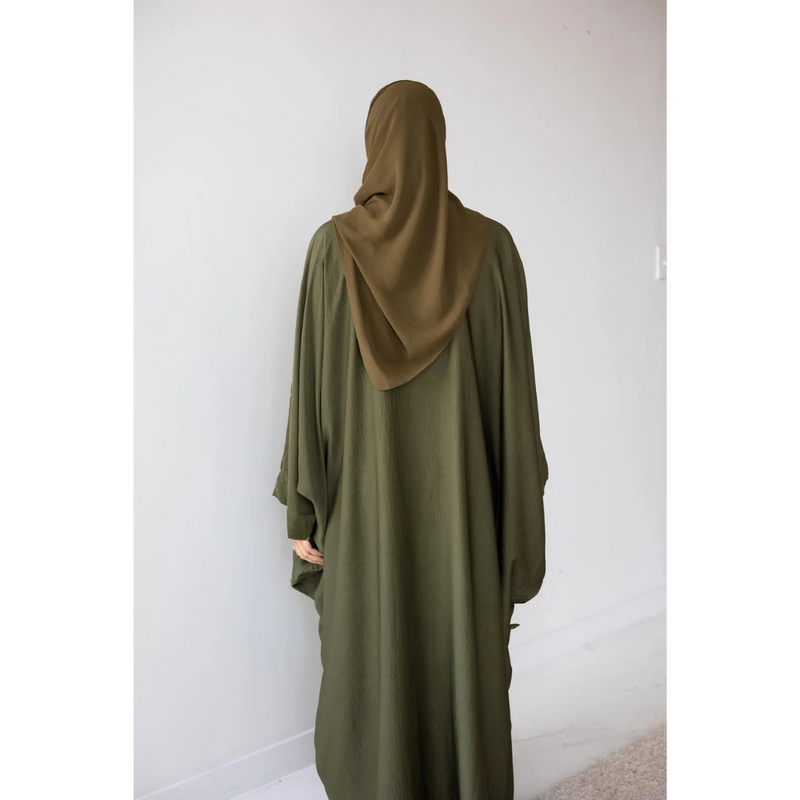 Slip Dress and Loose Fit Abaya Wild Forest
