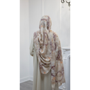 Printed Chiffon Hijab - Orchid Mirage (Style 16)