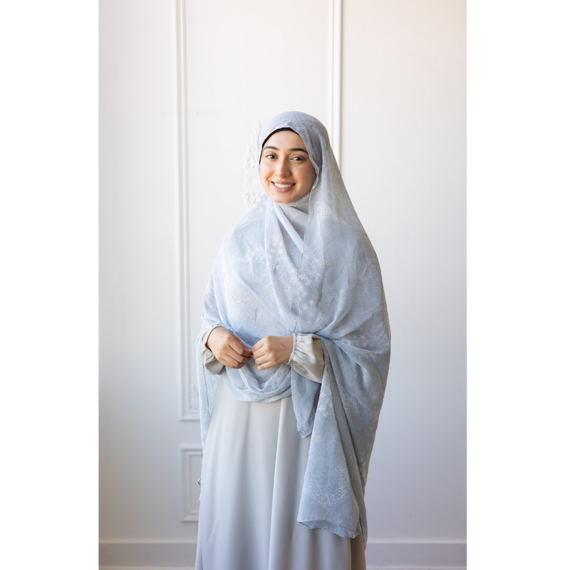 Printed Chiffon Hijab (Lake Air)