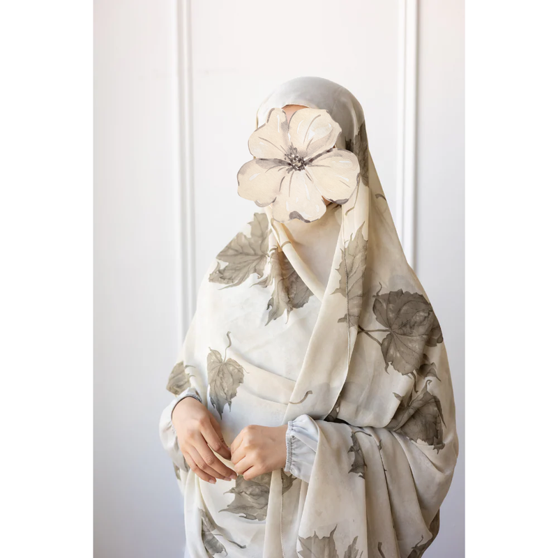 SOLD OUT Printed Chiffon Hijab - Sage Leaf (same as THYME)
