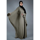 Slip Dress and Loose Fit Abaya (Storm Cloud)