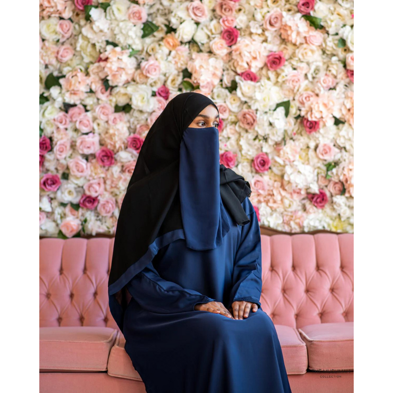 Hafsa Abaya - Navy Blue