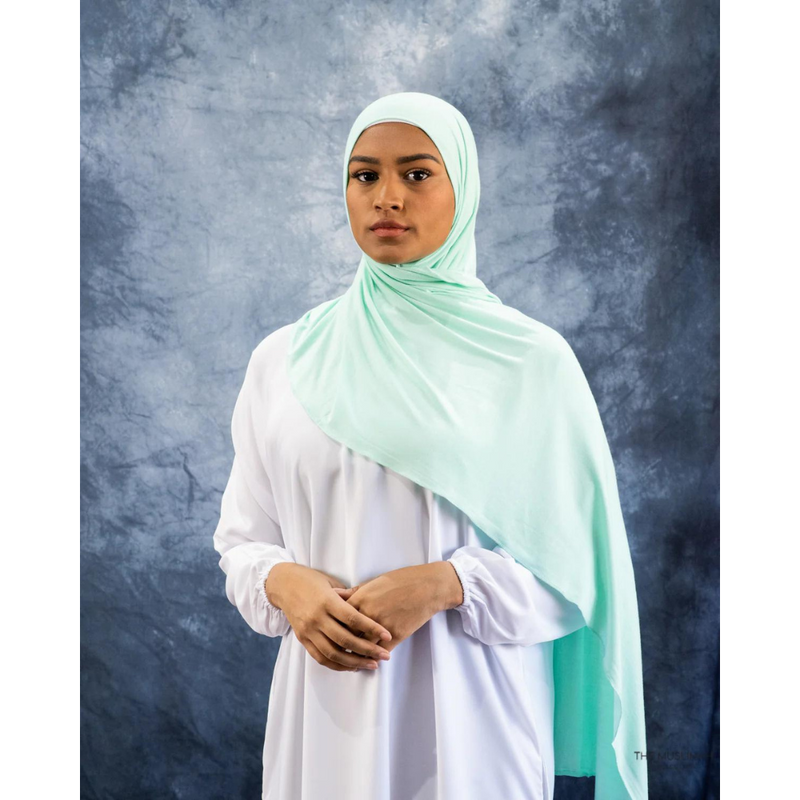 Jersey Hijab (Mint Green)