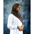 Jersey Hijab (Saddle Brown)