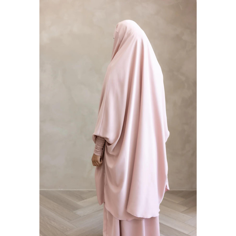 Aisha Two Piece Jilbaab - Classic Pink