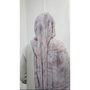 SOLD OUT Printed Chiffon Hijab -  Style 2 Blush Oasis