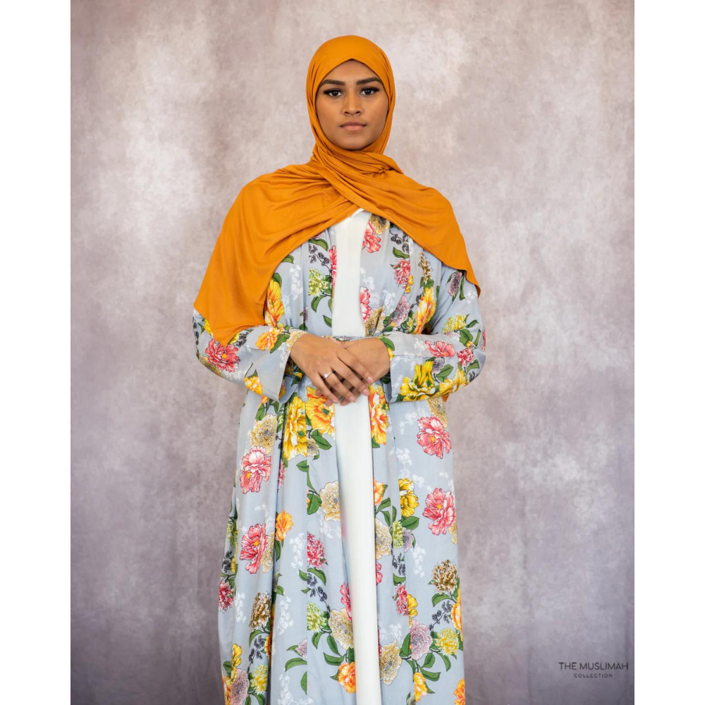 Fancy kimono abaya on sale
