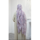 SOLD OUT Printed Chiffon Hijab - Style 19 Twilight Skies