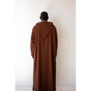 Moroccan Milifa Hoodie - Saddle Brown