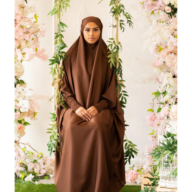 Zaynab Jilbaab Coffee Brown