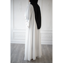 Daisy Glam Abaya (White)