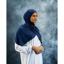 Jersey Hijab (Navy Blue)
