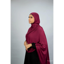 Jersey XL Hijab - Maroon