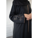 Eid Abaya (Black Floral)