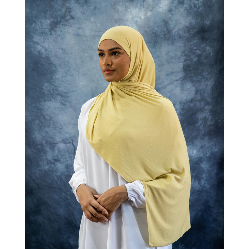 Jersey Hijab - Summer Daffodil Yellow