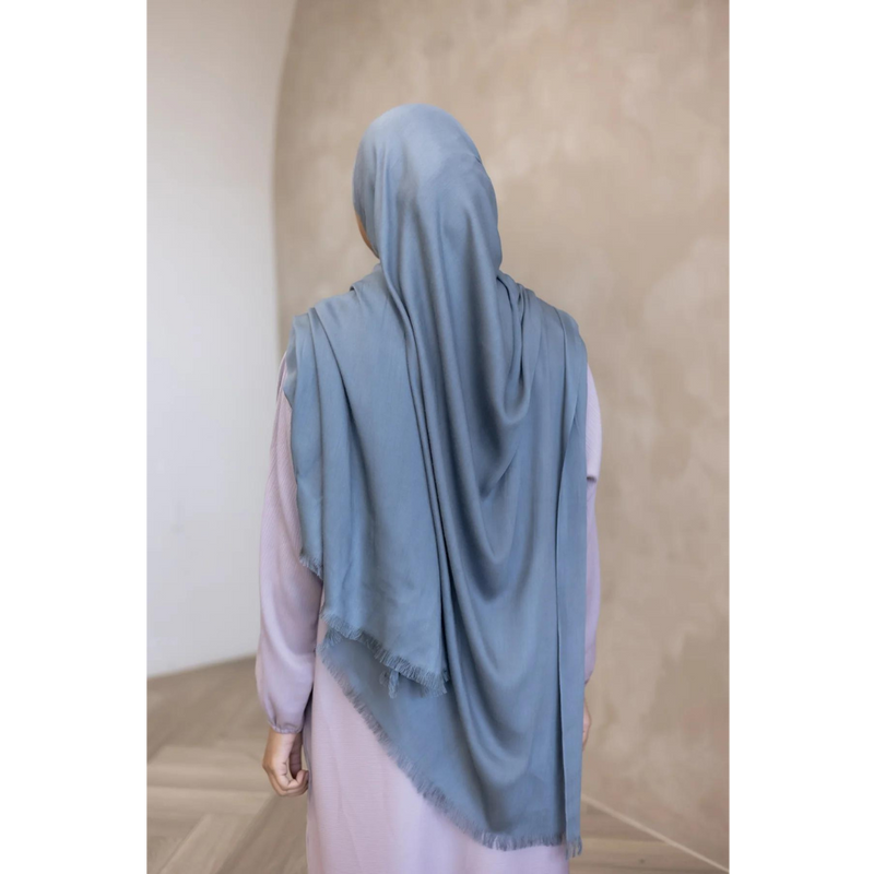 Viscose Modal Hijab (Hawkes Blue)