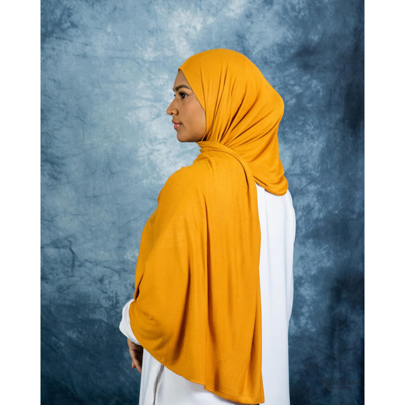 Mustard Jersey Hijab