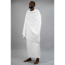 Ihram Islamic Pilgrimage Attire for Hajj and Umrah 2 Unstitched White - Premium (100% Cotton)