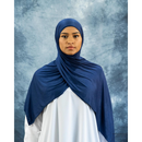 Jersey Hijab (Navy Blue)