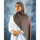 Jersey Hijab (Saddle Brown)