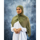 Jersey Hijab - Moss Green