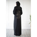 Eid Abaya (Black Floral)