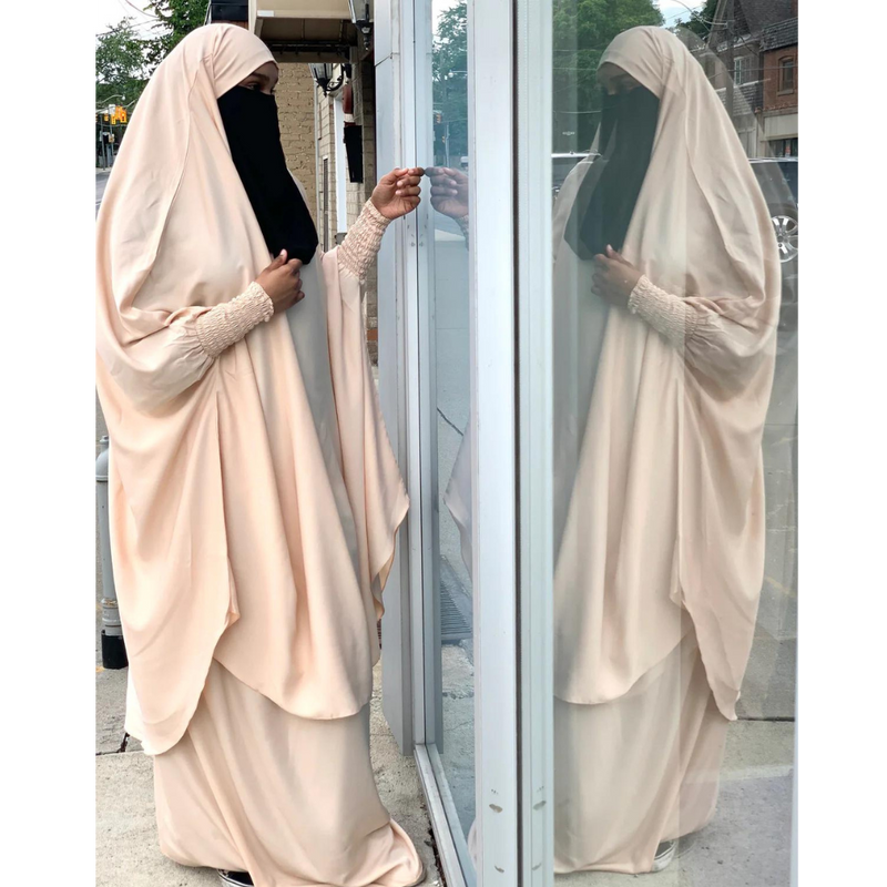 Aisha Two Piece Jilbaab Sahara Nude