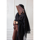 Viscose Modal Hijab (Onyx Black)