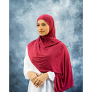 Jersey Hijab (Maroon)