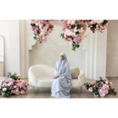 Aisha Two Piece Jilbaab (Sky Grey)