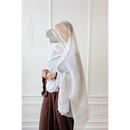 Viscose Modal Hijab (Marshmallow White)