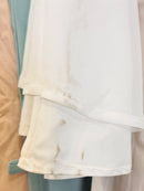 CLEARANCE SALE Kids Chiffon Layered Glam Abaya - Crystal White (Read Description)