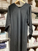 CLEARANCE SALE Crinkle Sleeve Abaya (Black) - 38