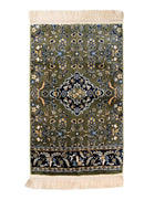 Al Rawdah Madina Masjid Edition Prayer Mat with Premium 13mm Cushioning - Madina Green