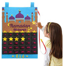 Baby Blue Advent Ramadan Calendar Eid Countdown-  Home Decor